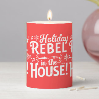 Christmas and New Year's Festive Candle