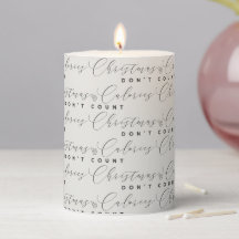 Christmas and New Year's Festive Candle
