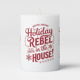 Christmas and New Year's Festive Candle