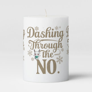 Christmas and New Year's Festive Candle