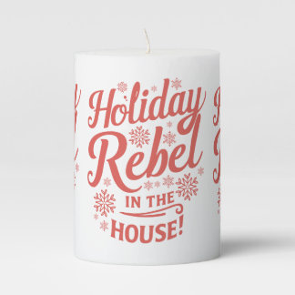 Christmas and New Year's Festive Candle