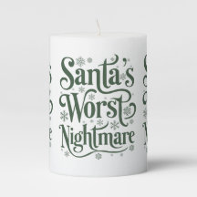 Christmas and New Year's Festive Candle