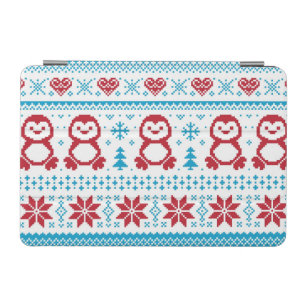 Christmas and Winter knitted pattern iPad Mini Cover