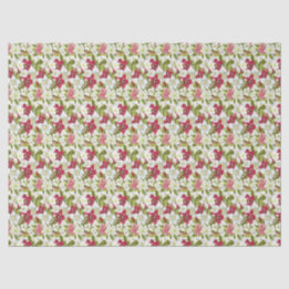 Christmas Anemones-Painted Hellebores Floral Tissue Paper