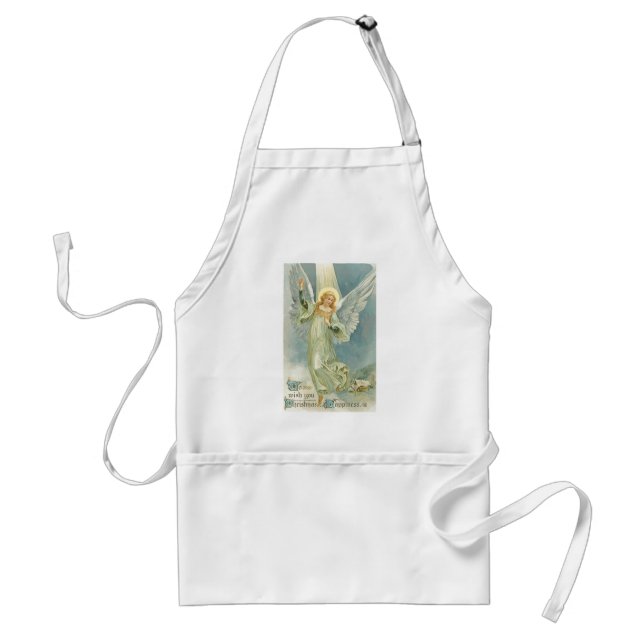Christmas Angel Adult Apron (Front)