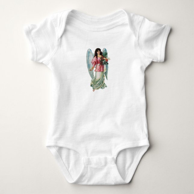 Christmas Angel Baby Tee (Front)
