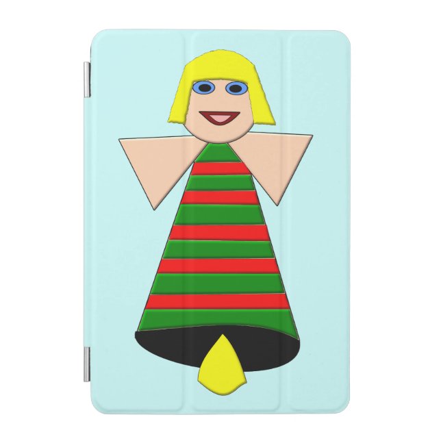 Christmas Angel Bell iPad Mini Cover (Front)