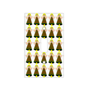 Christmas Angel Bell Light Switch Cover