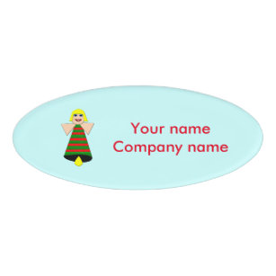 angel name tags zazzle