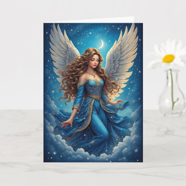 Christmas Angel  Card (Small Plant)
