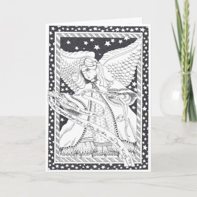 Christmas Angel Card (Front)