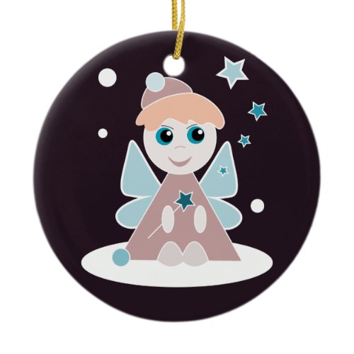 Christmas Angel Ceramic Ornament
