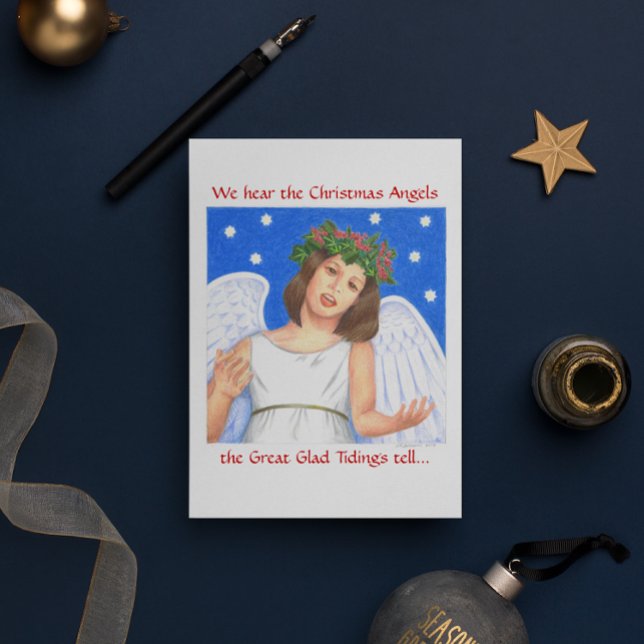 Christmas Angel Christmas Card (Creator Uploaded)