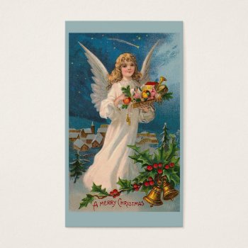 "christmas Angel" Gift Tag by ChristmasVintage at Zazzle