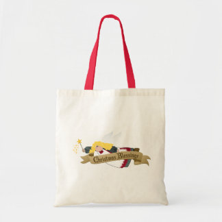 Christmas Angel - Glad Tidings, Christmas Blessing Tote Bag