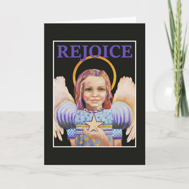 Christmas Angel Greeting Card (Front)