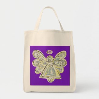 Christmas Angel Holiday Art Custom Tote Bag