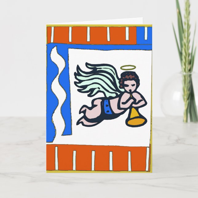 Christmas Angel Holiday Card (Front)