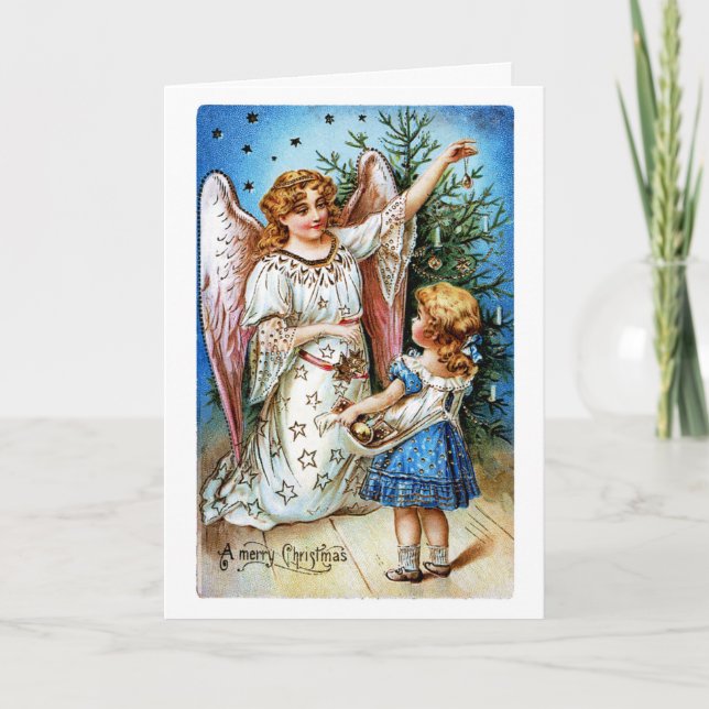 Christmas Angel Holiday Card (Front)