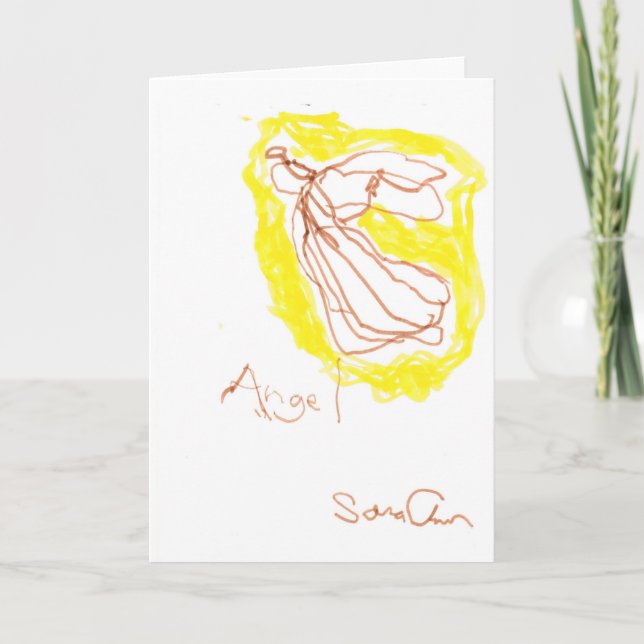 Christmas Angel Holiday Card (Front)