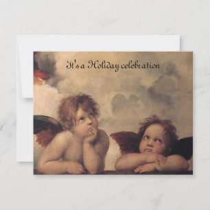 Christmas Angel invitation