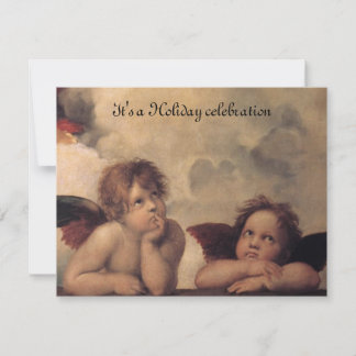 Christmas Angel invitation