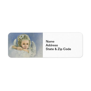 Christmas Angel Label