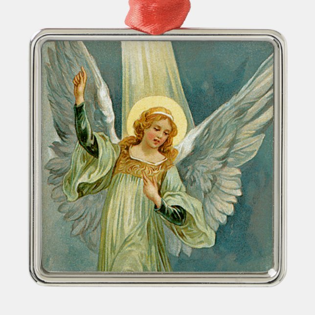 Christmas Angel Metal Ornament (Front)