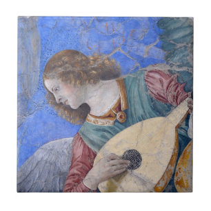 Christmas Angel Musician Melozzo da Forli Ceramic Tile