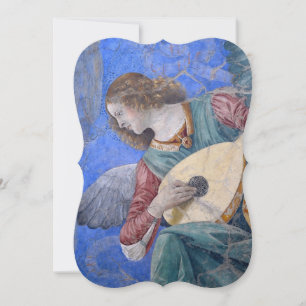 Christmas Angel Musician Melozzo da Forli Vatican  Holiday Card