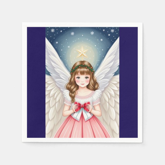Christmas Angel Napkins (Front)