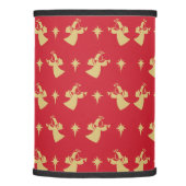 Christmas Angel Nativity Star Red Gold Lamp Shade (Right)