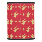 Christmas Angel Nativity Star Red Gold Lamp Shade (Back)