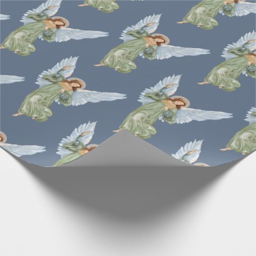 Christmas Angel Nativity Wrapping Paper