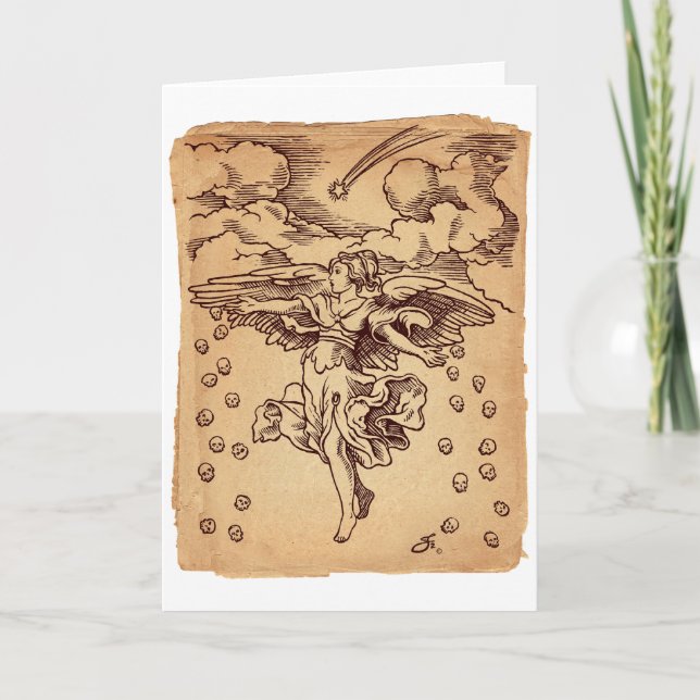 Christmas Angel of Death Card (Front)