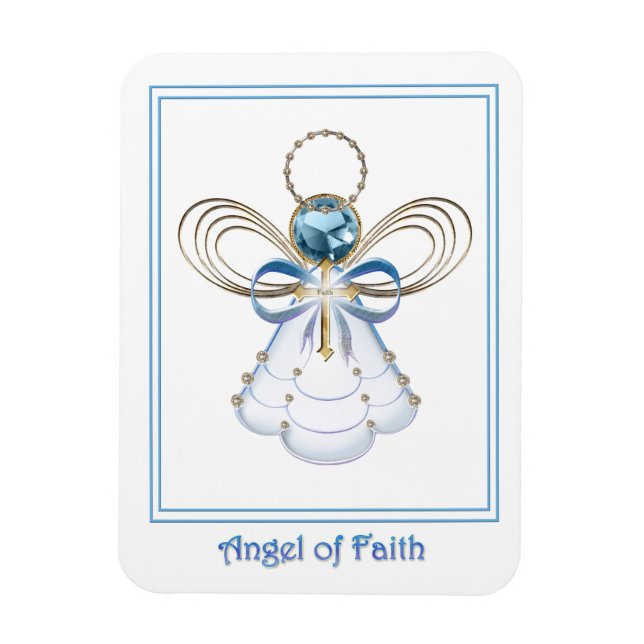 Christmas Angel of Faith Magnet (Vertical)