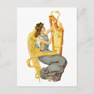 Christmas Angel of Ireland Holiday Postcard