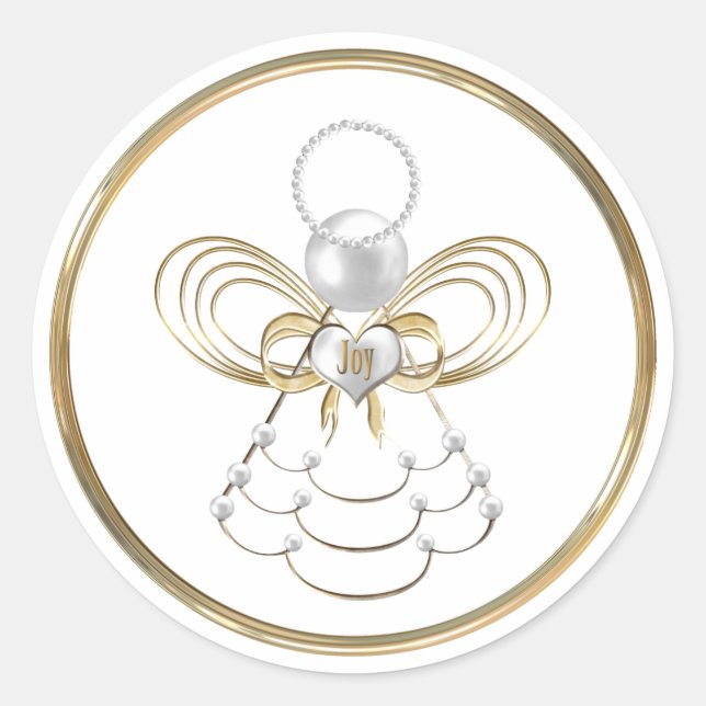 Christmas Angel of Joy Sticker (Front)