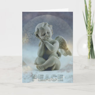 Christmas Angel of Peace Greeting Card