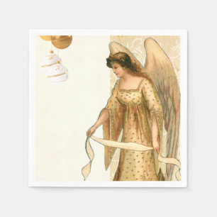 Christmas Angel & Ornaments Napkins