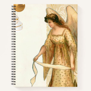 Christmas Angel & Ornaments  Notebook