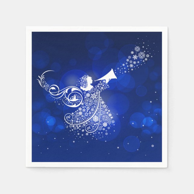 Christmas Angel Paper Napkins (Front)
