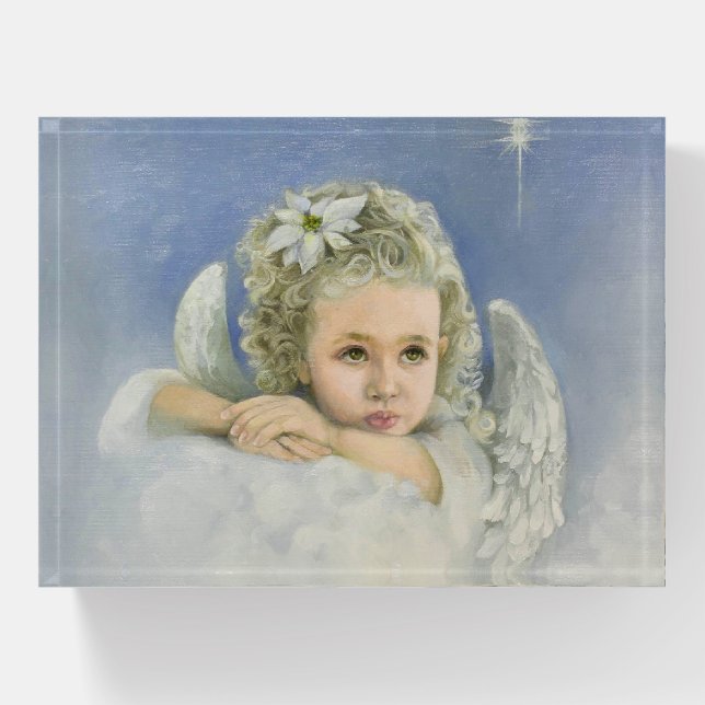 Christmas Angel Paperweight (Front)