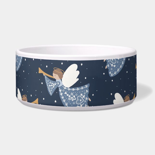 Christmas Angel Peace on Earth Holiday Heartfelt Bowl (Front)