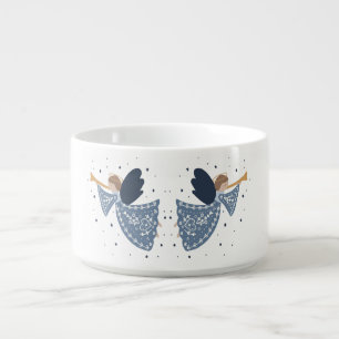 Christmas Angel Peace on Earth Holiday Heartfelt Bowl