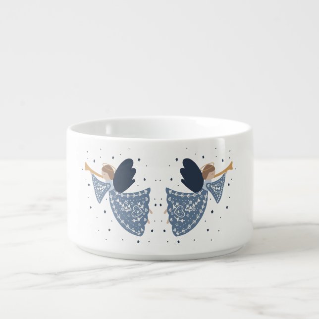Christmas Angel Peace on Earth Holiday Heartfelt Bowl (Center)