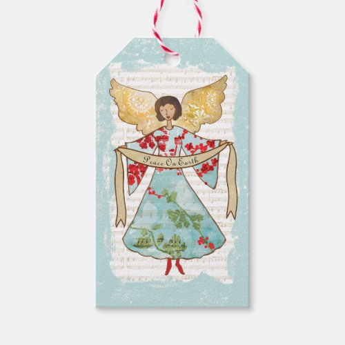 Christmas Angel Personalized Gift Tags