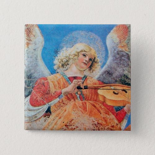 CHRISTMAS ANGEL PINBACK BUTTON