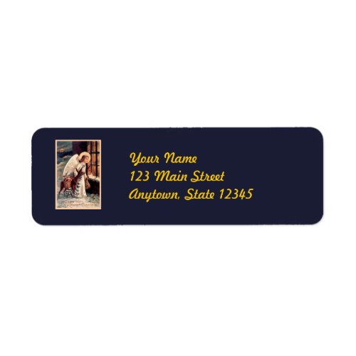 Christmas Angel Return Address Labels