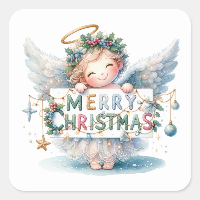 Christmas Angel Stickers (Front)